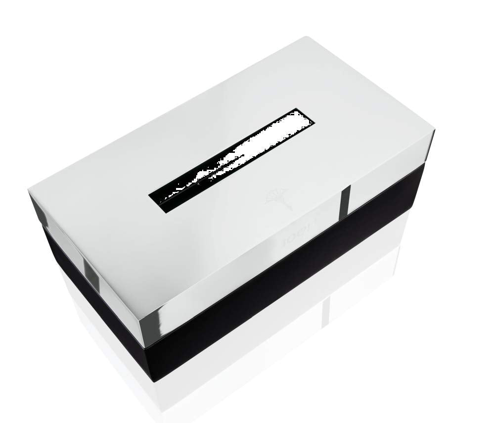 Joop! Blackline Kleenexbox - Schwarz/Chrom