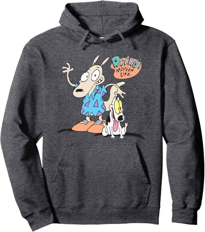 Rocko's Modern Life Spunky Logo Pullover Hoodie