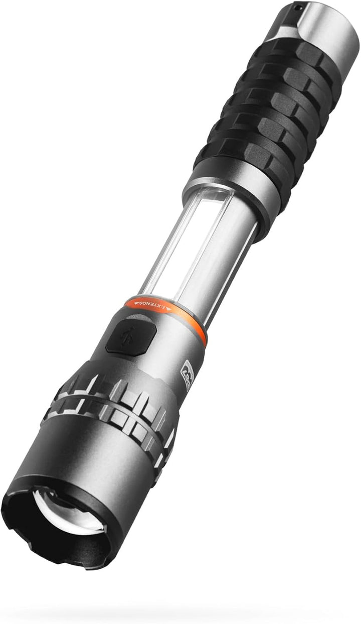 NEBO Slyde King 2K | 2000 Lumen wiederaufladbare Taschenlampe & 500 Lumen Arbeitslicht | 5 Leuchtmod