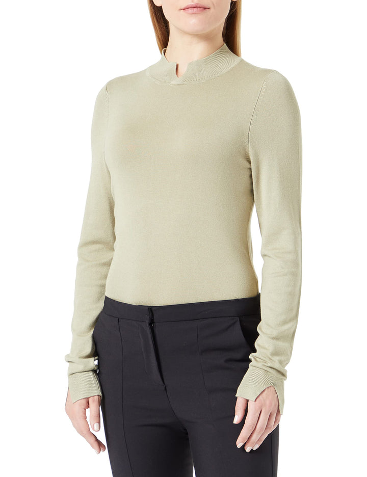 Taifun Damen Pullover 38 Heather Green, 38 Heather Green