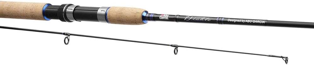 Abu Garcia Devil Spinnrute – klassisch leichte Carbon-Spinnrute mit Korkgriff – Süss- und Salzwasser