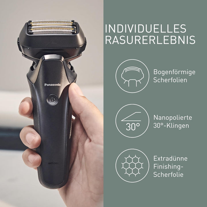 Panasonic WES9600Y1361 Ersatzklingen für Elektrorasierer ES-LS9A & ES-LS6A, Kombipack, 6-Klingen-Sys