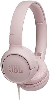 JBL Tune 500 On-Ear Kopfhörer mit Kabel - Pink – Ohrhörer mit 1-Tasten-Fernbedienung, integriertem M