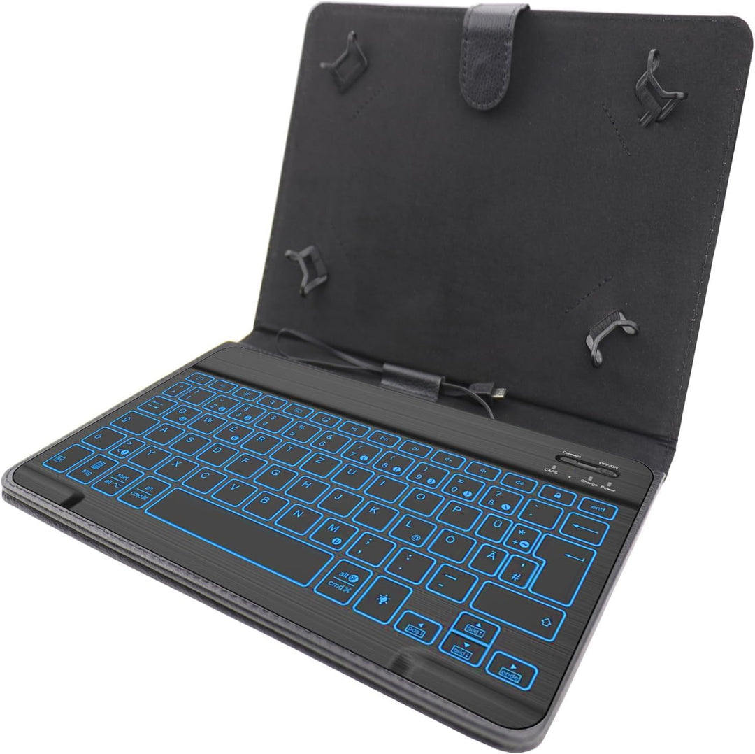 Tastatur Hülle für Samsung Galaxy Tab Active4 Pro SM-T636B /Active Pro T540 10,1 Zoll, [Deutsches QW