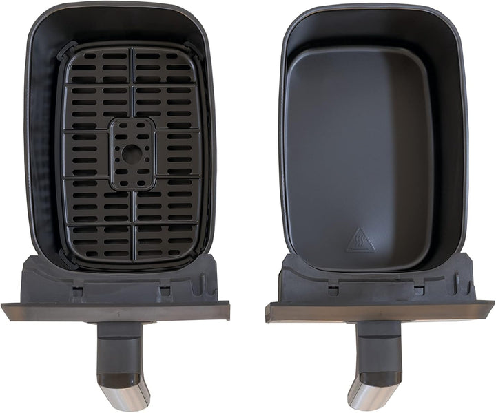 Unold 58685 Heissluftfritteuse Doppelkammer Twin Zone - Doppel-Heissluftfritteuse, 1.700 Watt, 8 Lit