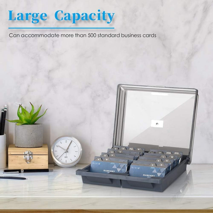 Visitenkartenhalter Visitenkartenbox Magnetkarte Klassifizierung A-Z Register (1000 Karten), 1000 Ka