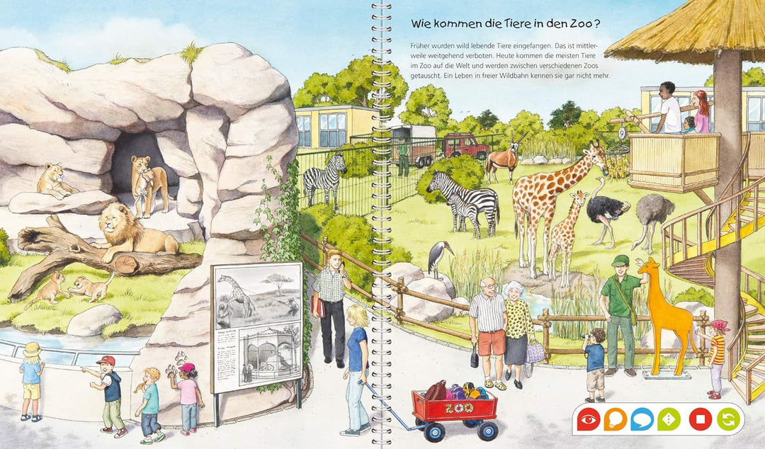 tiptoi® Wieso? Weshalb? Warum? Entdecke den Zoo (Wieso? Weshalb? Warum?, 20), Spiralbindung