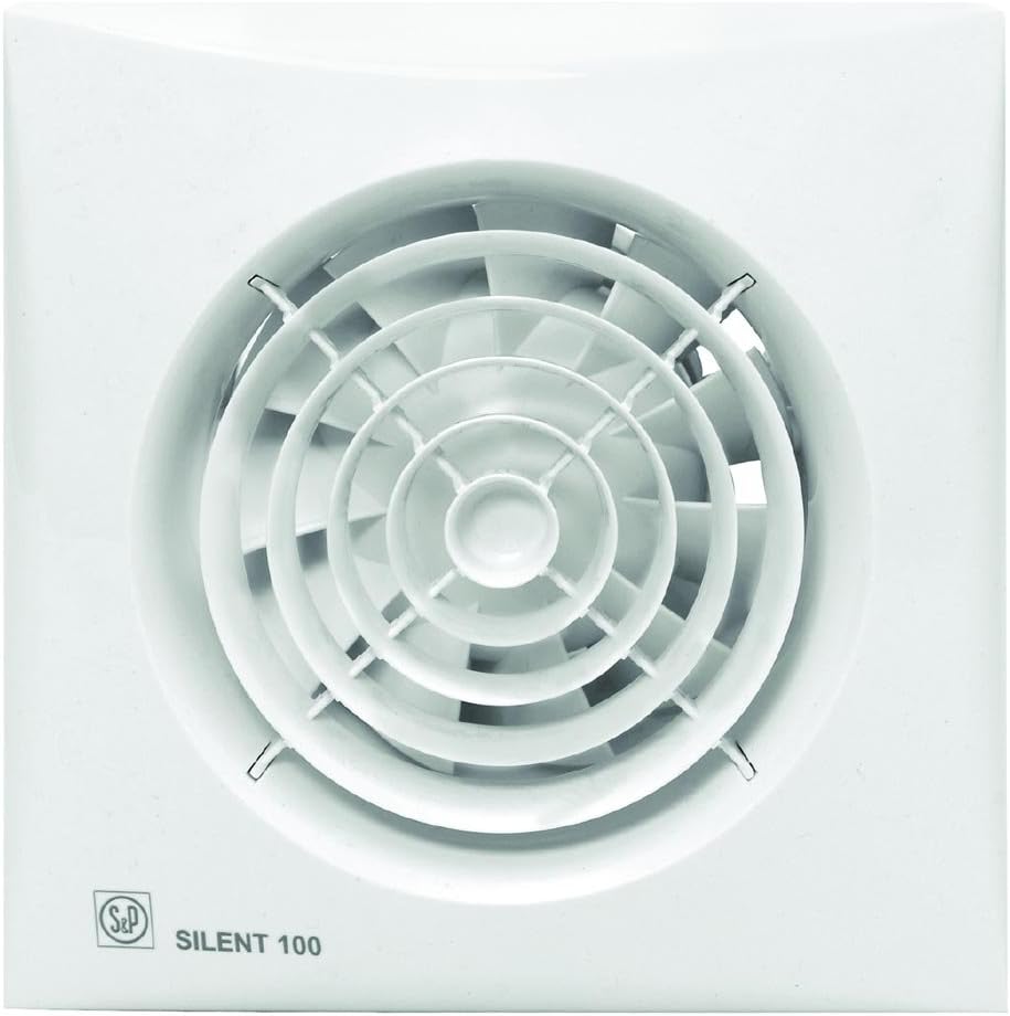 S und P Silent-100 Cz 12 V – Abzieher Bano Silent-100-CZ-12 V 8 W 2100RPM