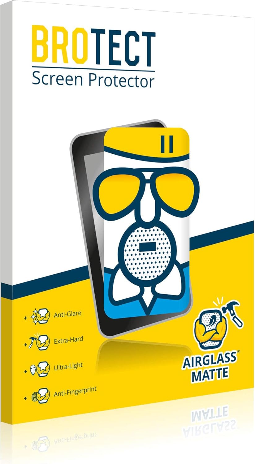 BROTECT 3x Entspiegelungs-Panzerglasfolie für Wortmann Terra Pad 1262 Schutzglas Schutz-Folie Matt [