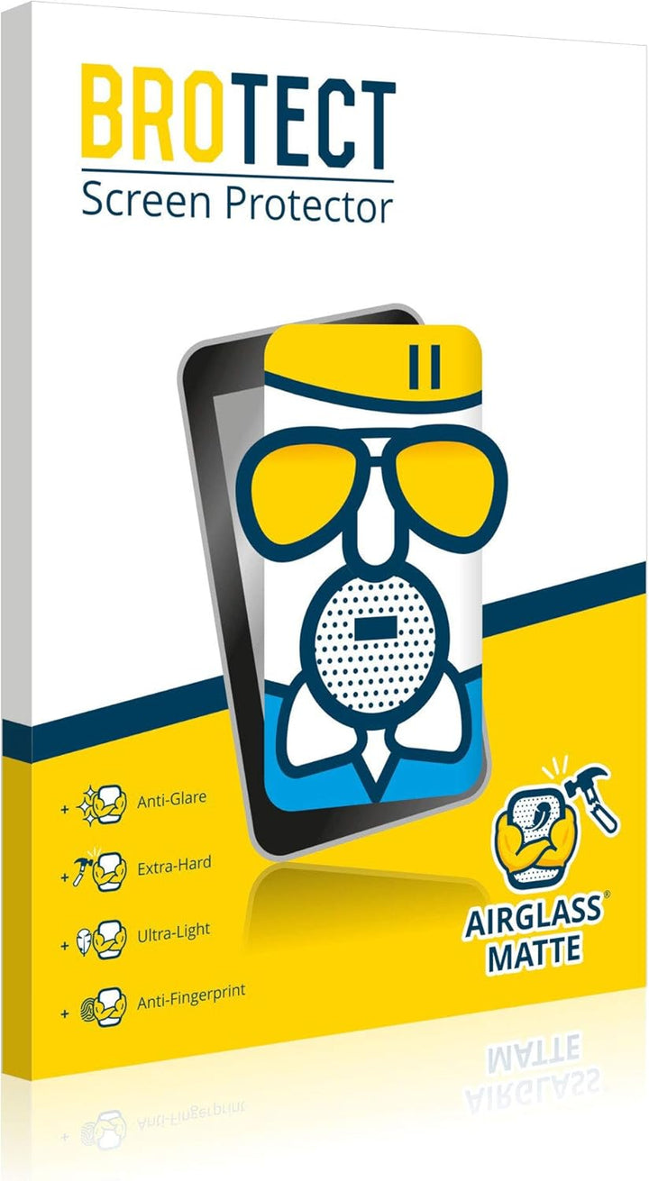 BROTECT 3x Entspiegelungs-Panzerglasfolie für Wortmann Terra Pad 1262 Schutzglas Schutz-Folie Matt [