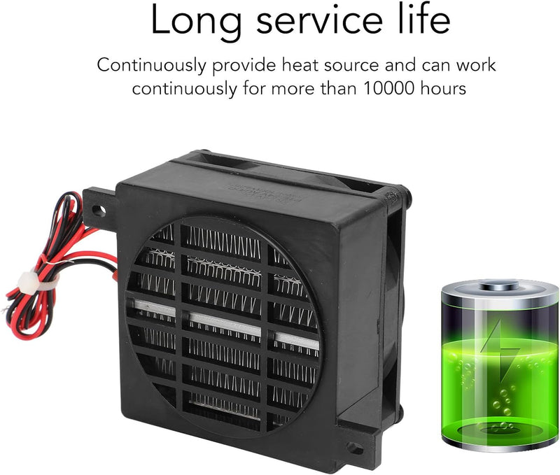 Pyhodi PTC Auto Lufterhitzer, 100W 24V Energiesparender PTC Auto Heizlüfter, Energiesparender Elektr
