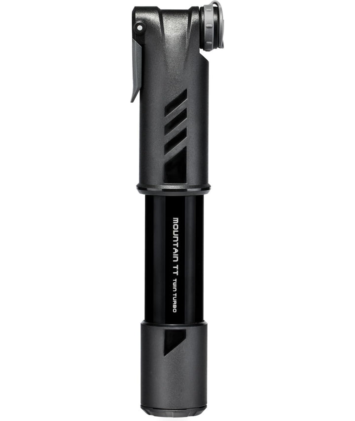 TOPEAK Mountain TT Twin Turbo Minipumpe TMTT-1, Black, L