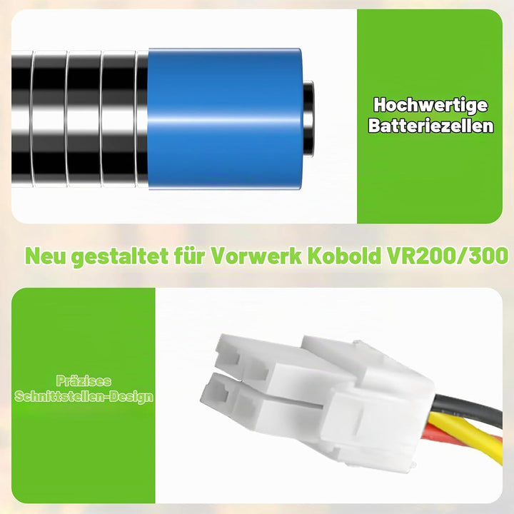 14,4 V 6000 mAh Li-Ionen Ersatz Akku mit höherer Sicherheit und längerer Laufzeit – kompatibel mit V