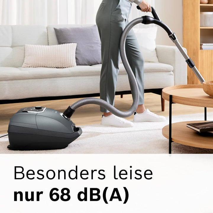 Bosch Staubsauger mit Beutel Serie 8, für Allergiker, Hygiene-Filter, 10 J. Motorgarantie, Hartboden