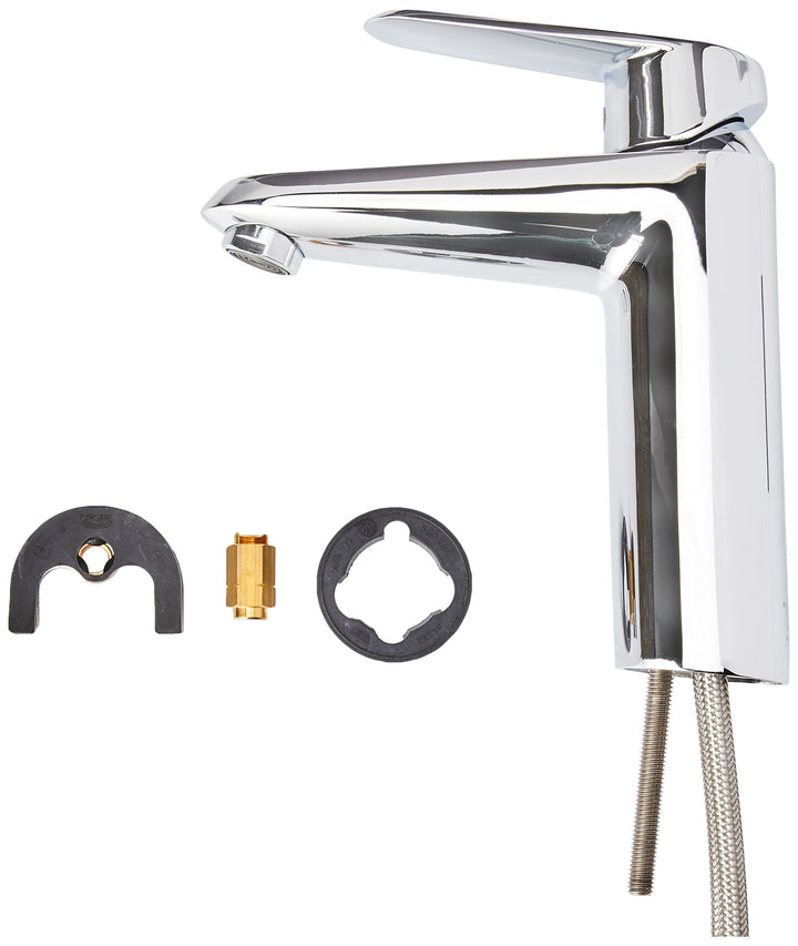 GROHE Eurodisc Cosmopolitan - Einhand-Waschtischbatterie (einstellbare Mindestmenge ca. 2,5l/min, Sc