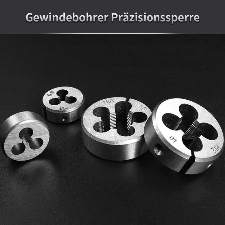 Cocoarm Gewindeschneider Set Gewindebohrer Set Gewindeschneider Set Profi 110 Stück/Set M2 M18 Gewin