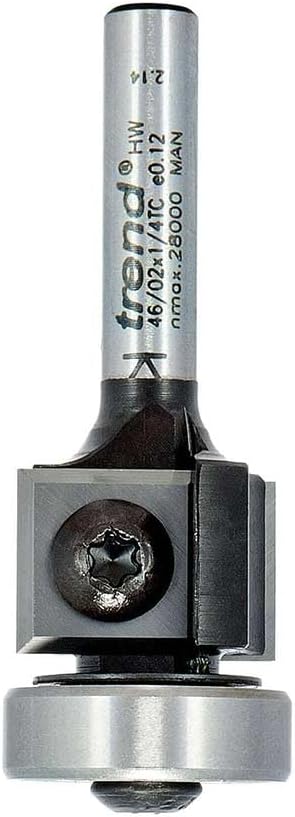 Trend - Rota-Tip Cutter 19mm Durchmesser - 46/02X1/4TC Rota-Spitze A = 90 x 19 mm Durchmesser x 12 m