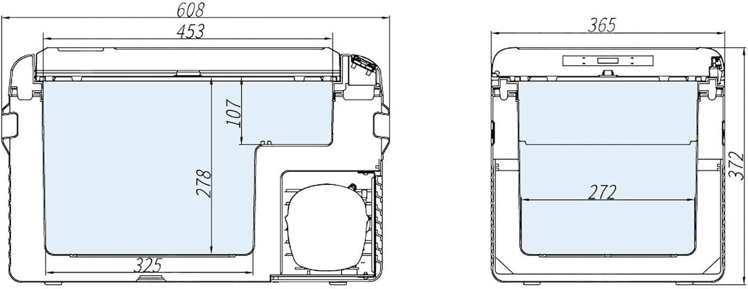 Alpicool CL30 Kompressor Kühlbox 12/24V & 230V - 28 L tragbare Gefrierbox bis -20 °C - leise, energi