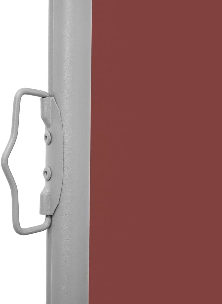 puraday 100x1000 cm Ausziehbare Seitenmarkise Braun Terrassen-Sichtschutz Stilvolle Seitenmarkise Si