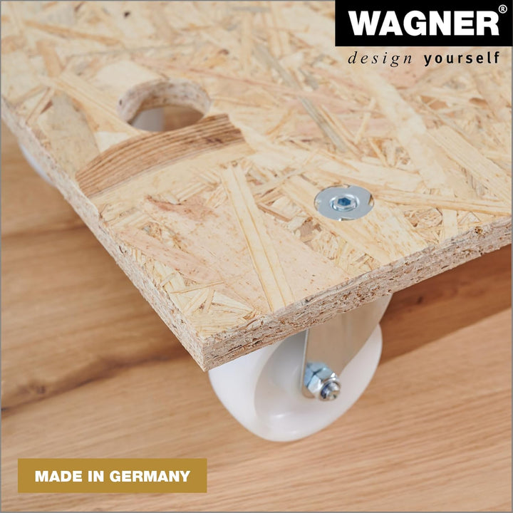 Wagner Transporthilfe MM 1141 I 57,5 x 30 x 11 cm - Tragkraft 250 kg - ideal für Geräte &amp; schwer bel