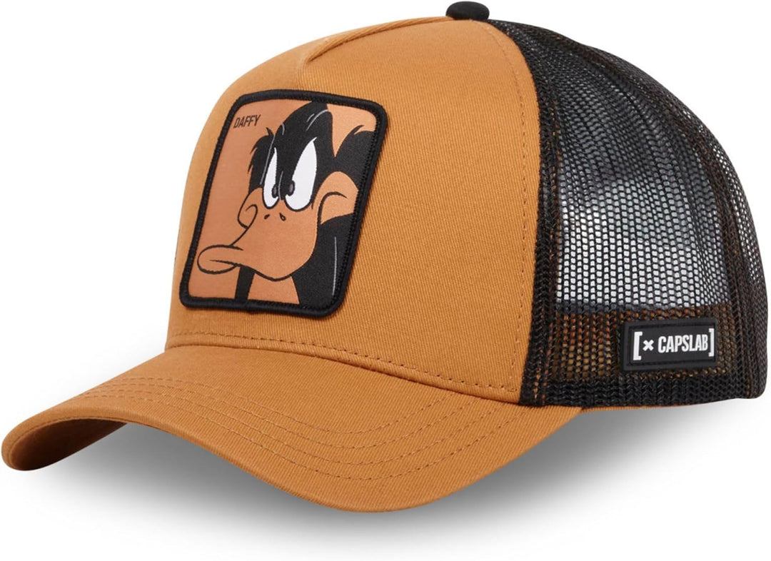 Capslab Trucker Cap mit Patch – Chupa Chups Logo – Offiziell lizenzierte Retro Cap – Snapback verste