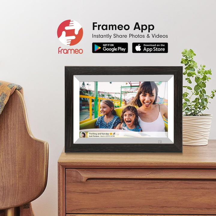 Cytem 10.1 Zoll Digitaler Bilderrahmen | WLAN mit FrameO Software | 32GB | Bewegungssensor | Automat
