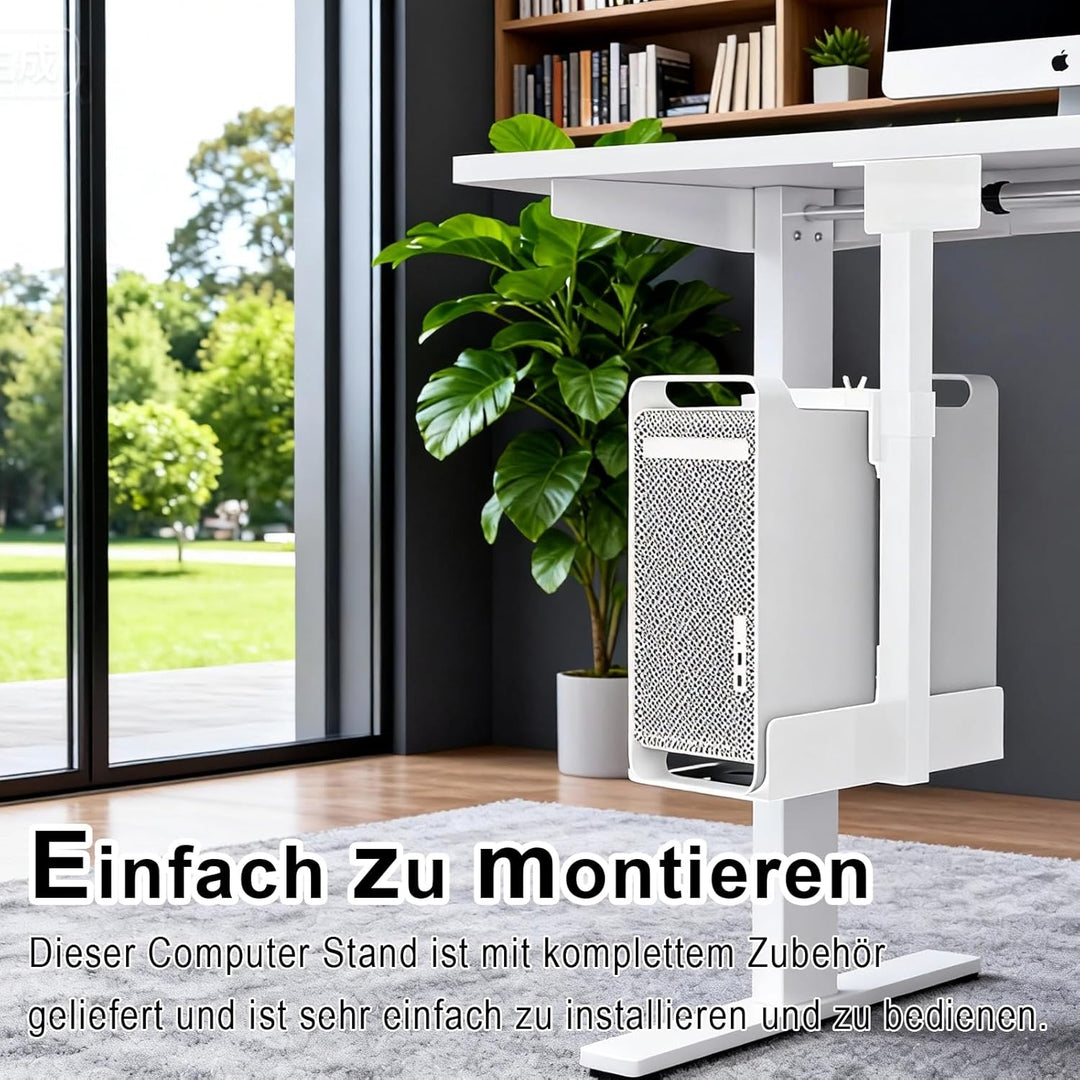 PC Halterung Unter Schreibtisch, Heavy Duty PC Halterung, Computergehäuse-Halterung bis zu 35 kg Tra