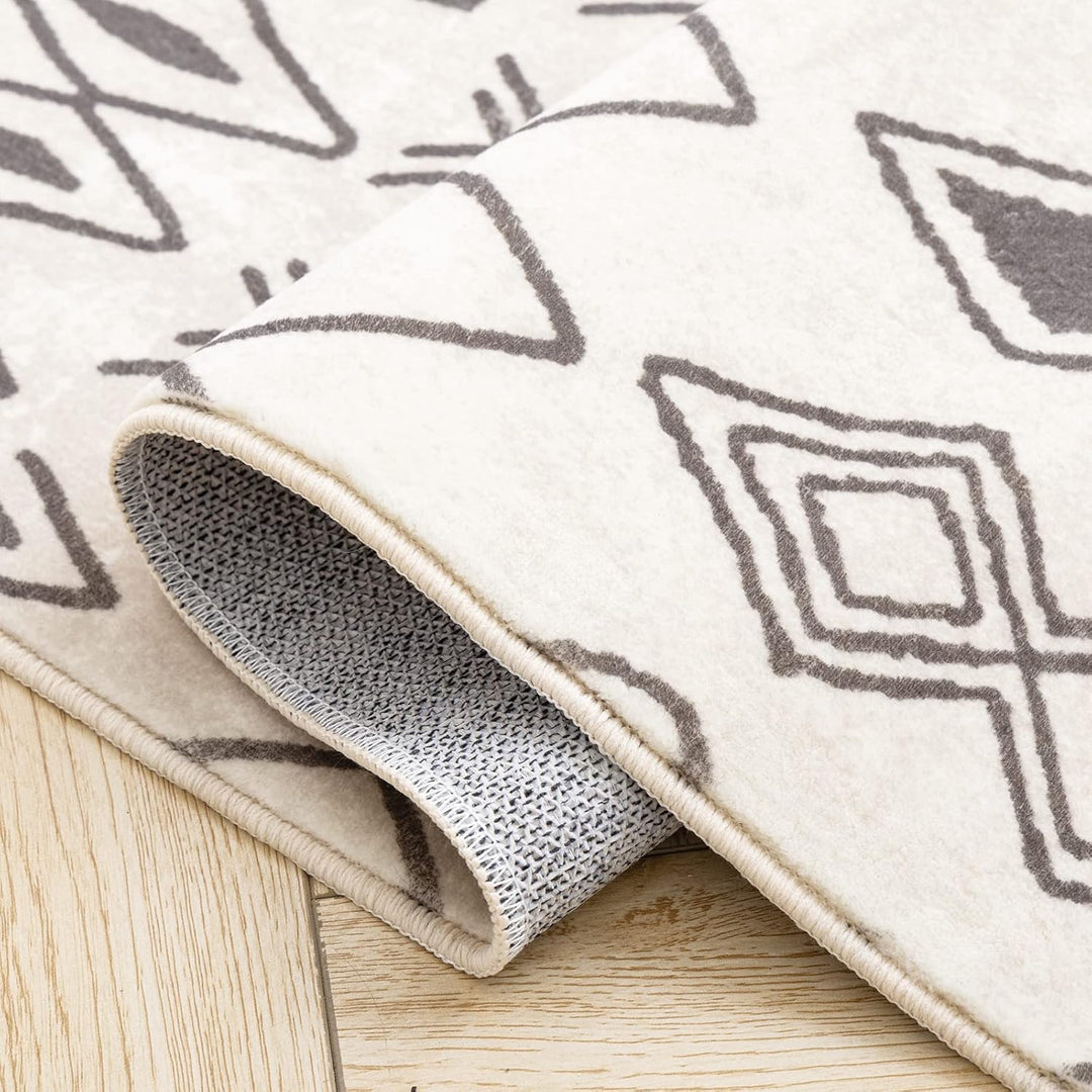 Carvapet Läufer Teppich 150x210cm rutschfest Lang Küchenteppich Waschbar Teppichläufer Weiche Mikrof