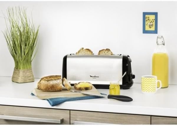 MOULINEX LS260800 Subito Toaster - Edelstahl und Schwarz