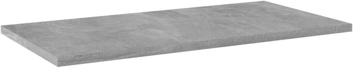 vidaXL Bücherregal-Bretter 4 STK. Betongrau 60x30x1,5 cm Holzwerkstoff 19 mm Betongrau, 19 mm Betong