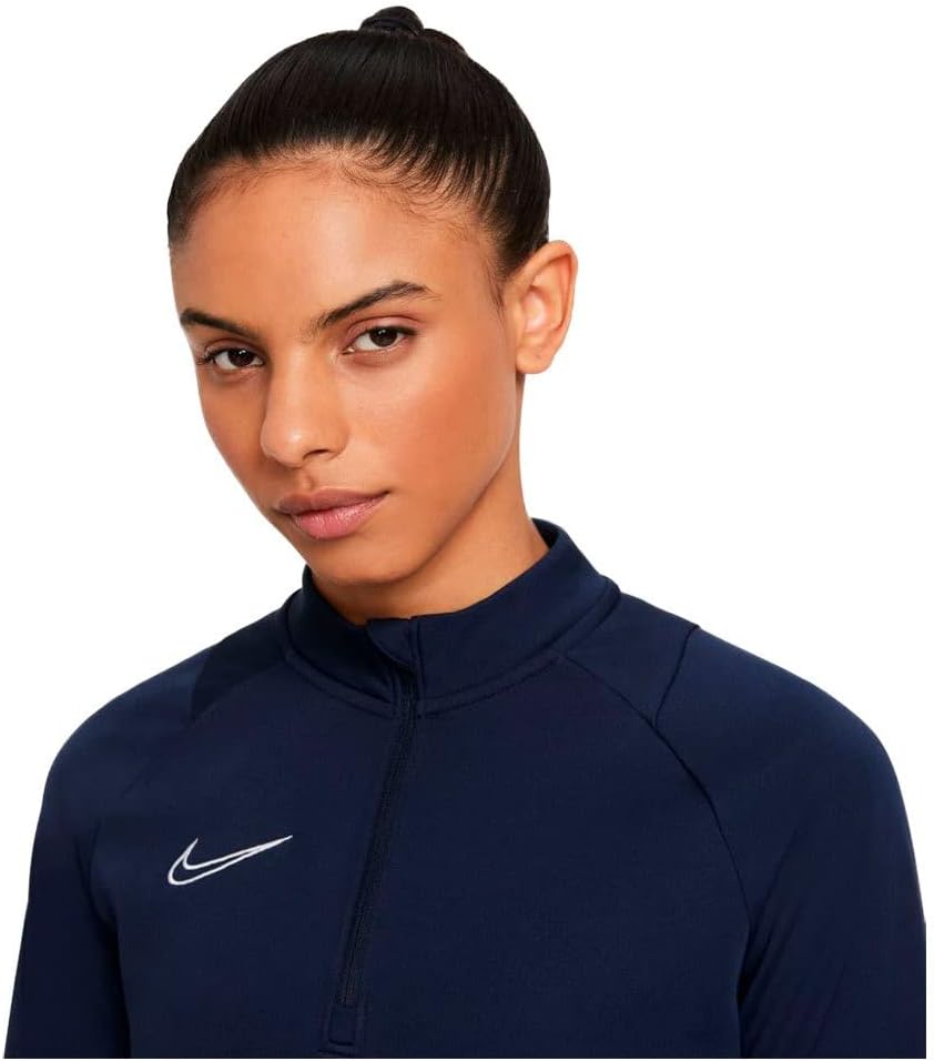 NIKE Damen Dri-fit Academy 21 Trainings-Sweatshirt M Obsidian/White/White/White, M Obsidian/White/Wh