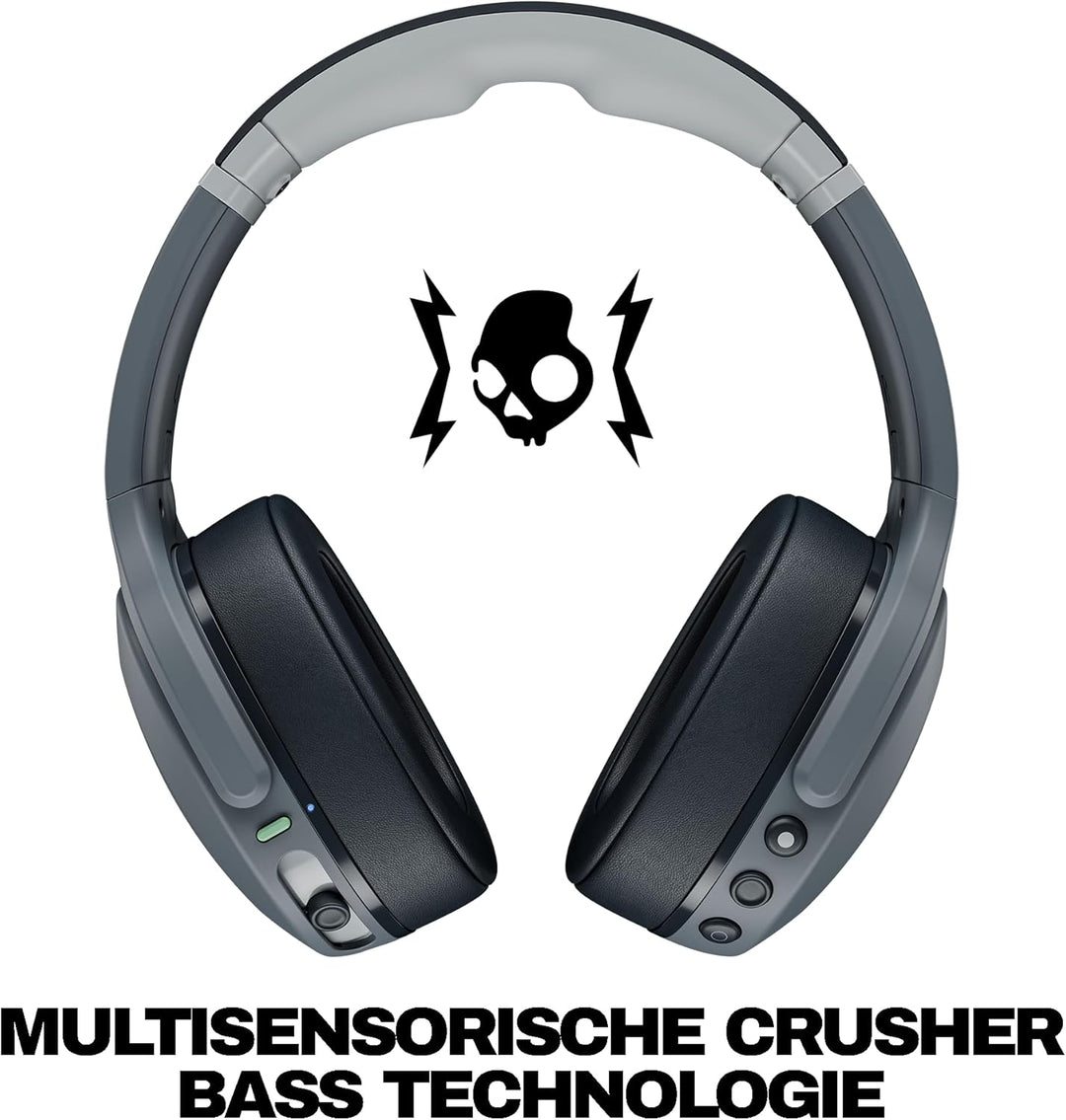 Skullcandy Crusher Evo Over-Ear Wireless-Kopfhörer mit Sensory Bass, 40 Std. Akkulaufzeit, Mikro, ko
