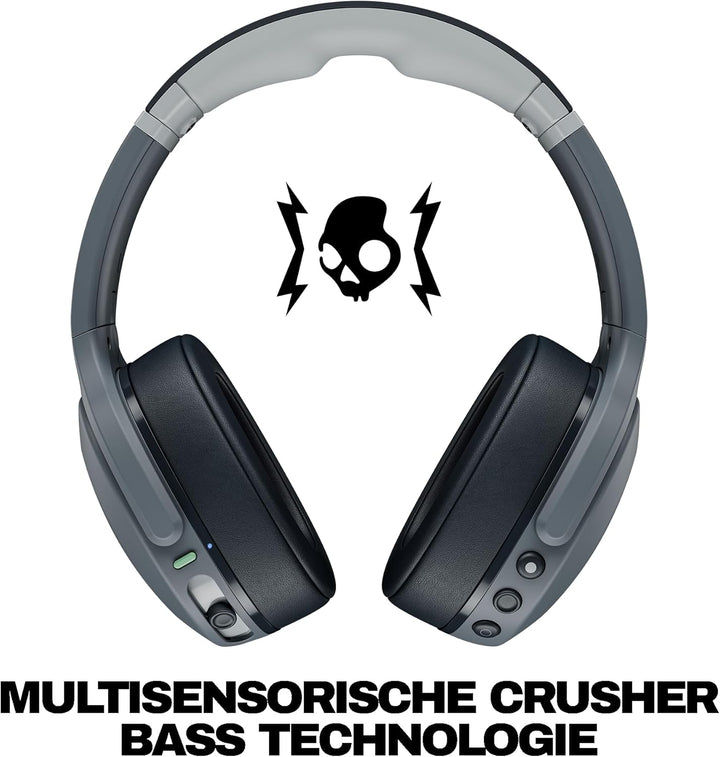 Skullcandy Crusher Evo Over-Ear Wireless-Kopfhörer mit Sensory Bass, 40 Std. Akkulaufzeit, Mikro, ko