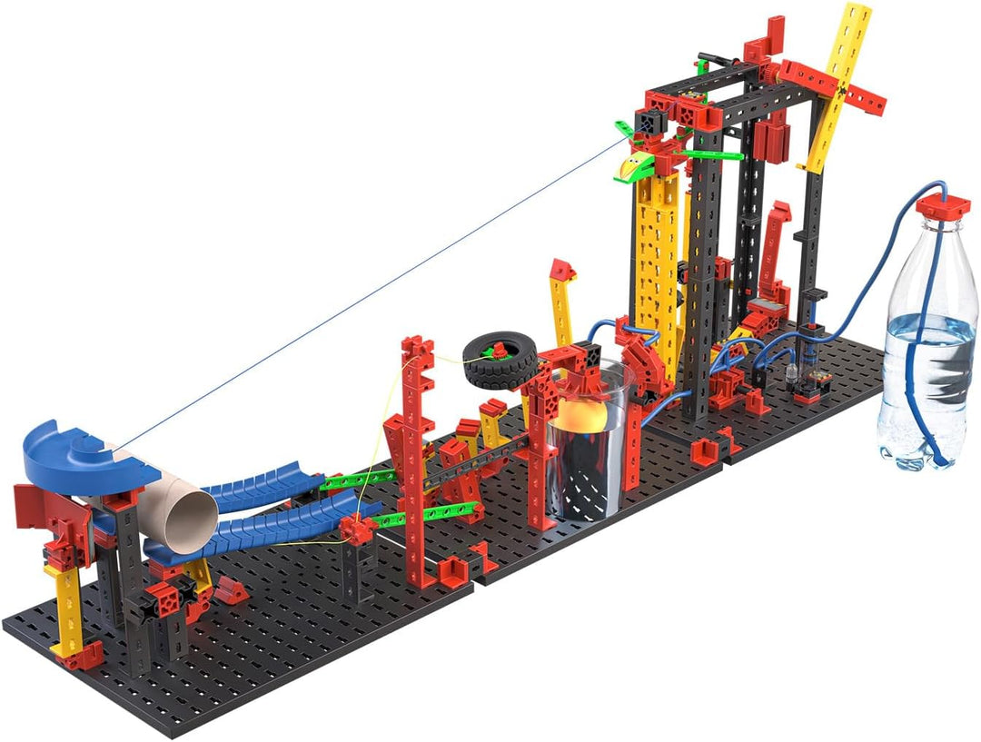 Fischertechnik 569018 Advanced Crazy Reactions, Konstruktionsbausatz mit 3 Modellen zum Bauen von ve