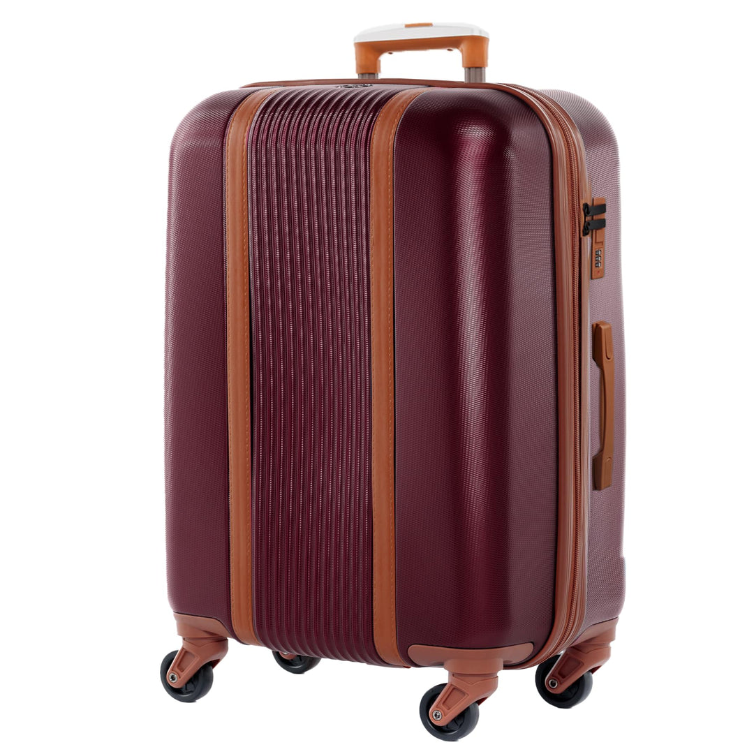 FERGÉ Handgepäck-Koffer Hartschale Milano Bordgepäck Rollkoffer 55 cm Reisekoffer Kabinen-Trolley 4