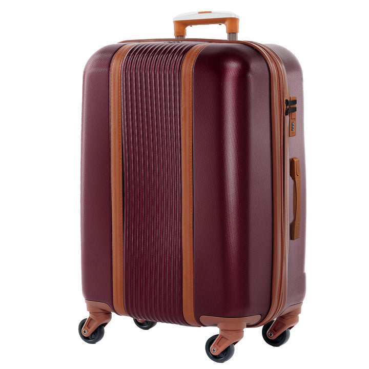 FERGÉ Handgepäck-Koffer Hartschale Milano Bordgepäck Rollkoffer 55 cm Reisekoffer Kabinen-Trolley 4
