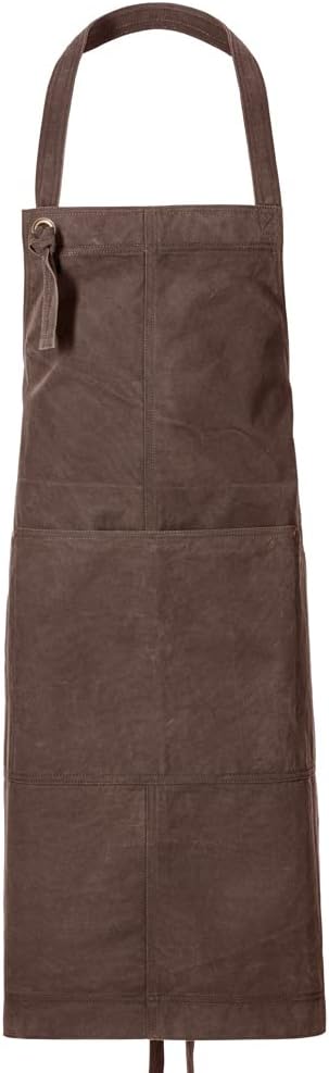 EXNER Latz-Schürze Oxford, gewachst, B 75 x L 90 cm, in 5 Farben erhältlich toffee, toffee