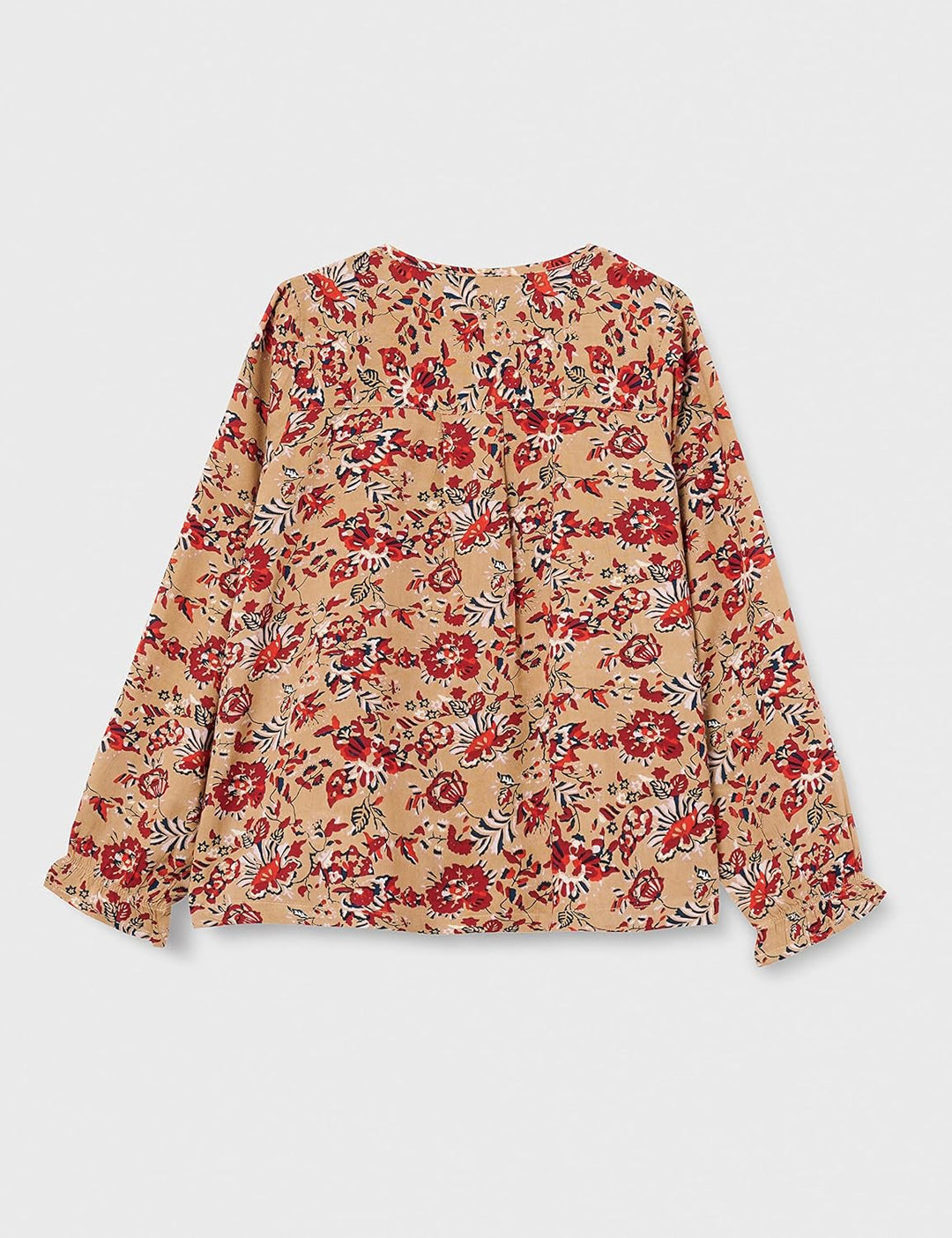 NOA NOA Miniature Mädchen Mini Girl Calliennm Shirt 12 Jahre Print Brown/Red, 12 Jahre Print Brown/R