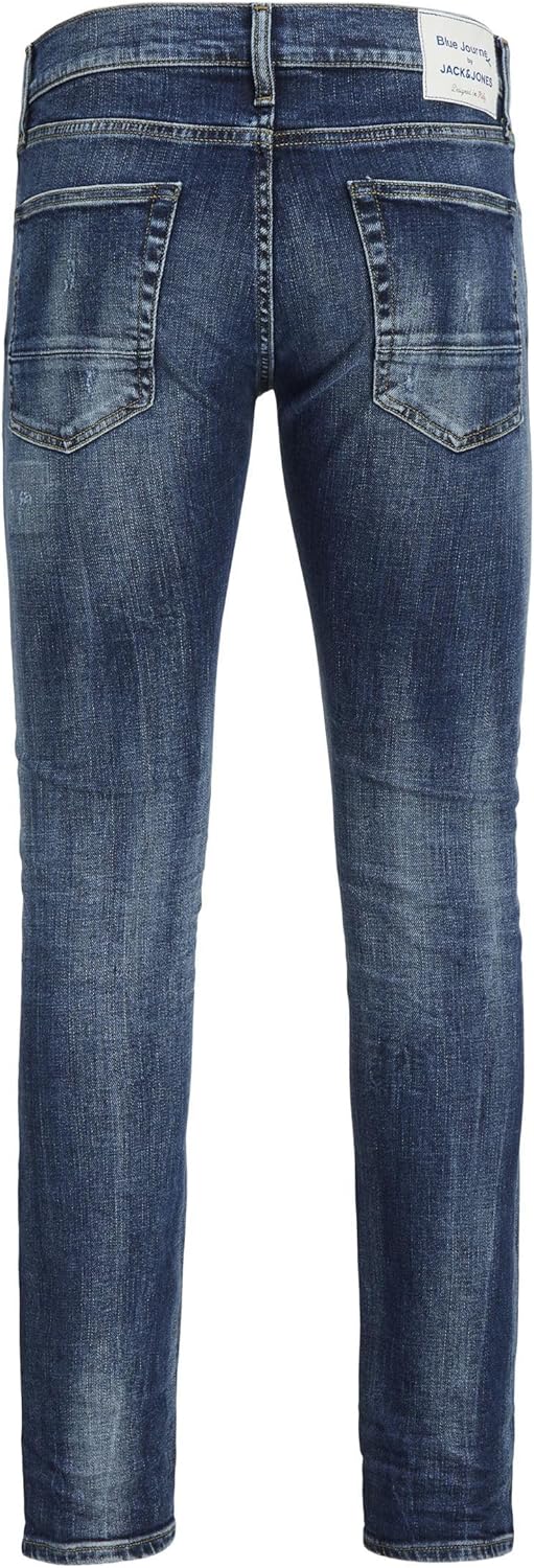 JACK & JONES Herren Jjiglenn Jjluca El 009 Sn Jeanshose, Blue Denim, 30 EU