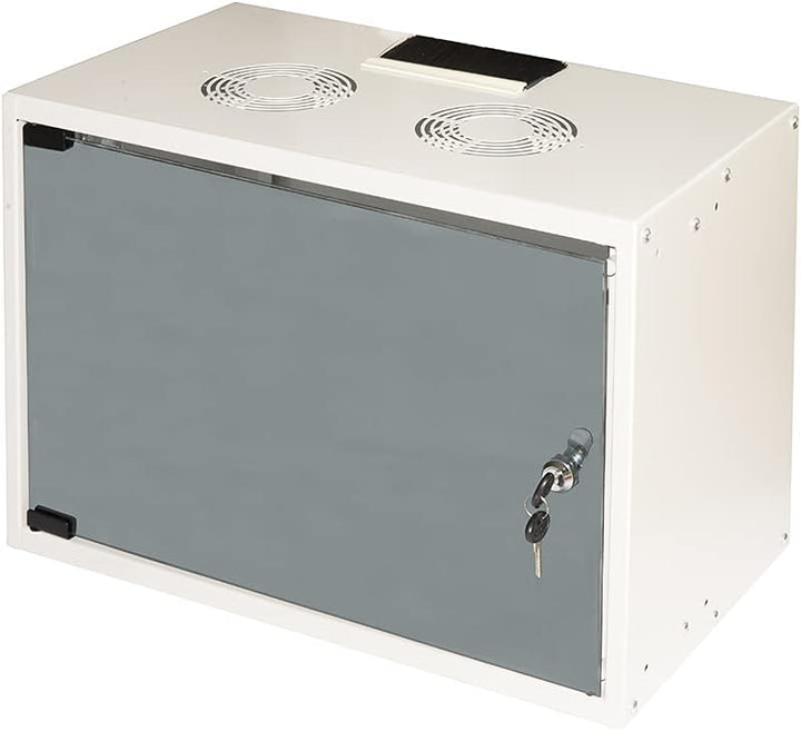 LK1907U30E Schrank Rack 19 Zoll (39 cm) zerlegt 6 Wand-Einheiten für Netze (H) 370 x (L) 540 x (T) 3