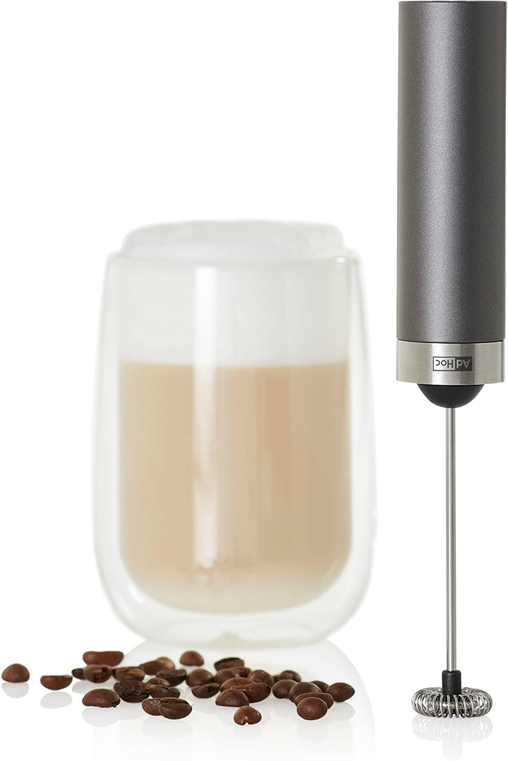 AdHoc Batteriebetriebener Milch- und Saucenschäumer Rapid.3 in verschiedenen Farben | Edelstahl/Kuns