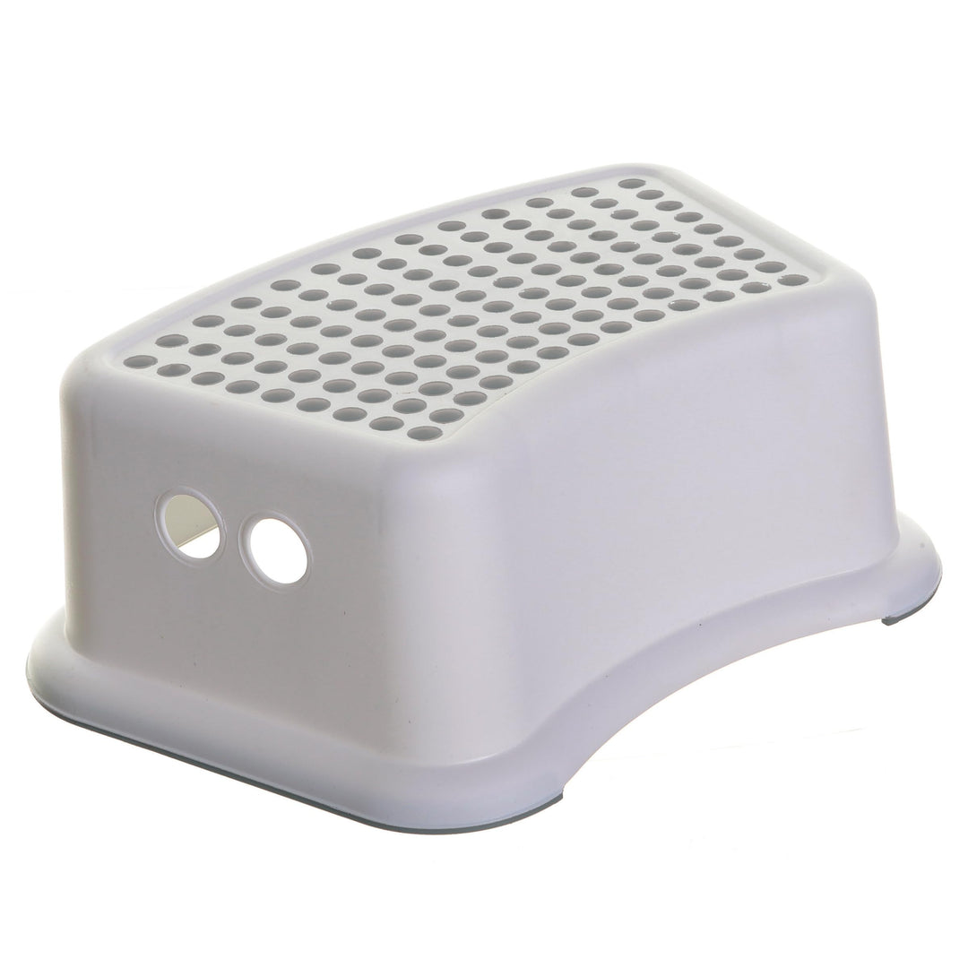 Dreambaby F673 Kinder-Tritthocker Tritt-Schemel Kinderschemel Anti-Rutsch, weiss/grau Grau 1 Stück (