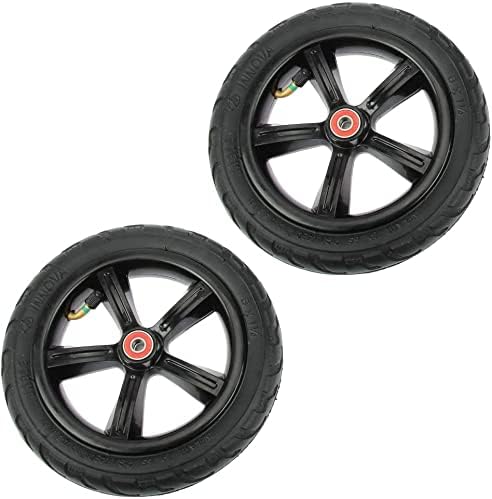 Mach1 2 Stück FunTomia Big Wheel 200mm Scooter Air Luft Reifen-Set inklusive Kugellager + Spacer - E