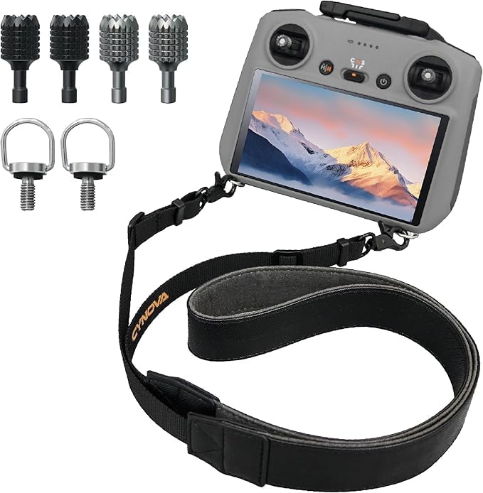 CYNOVA RC Gurt für DJI RC 2,Lanyard für DJI RC 2 mit DJI Mini 5 pro/DJI Flip/Air 3S /Mini 4,4 Fernbe