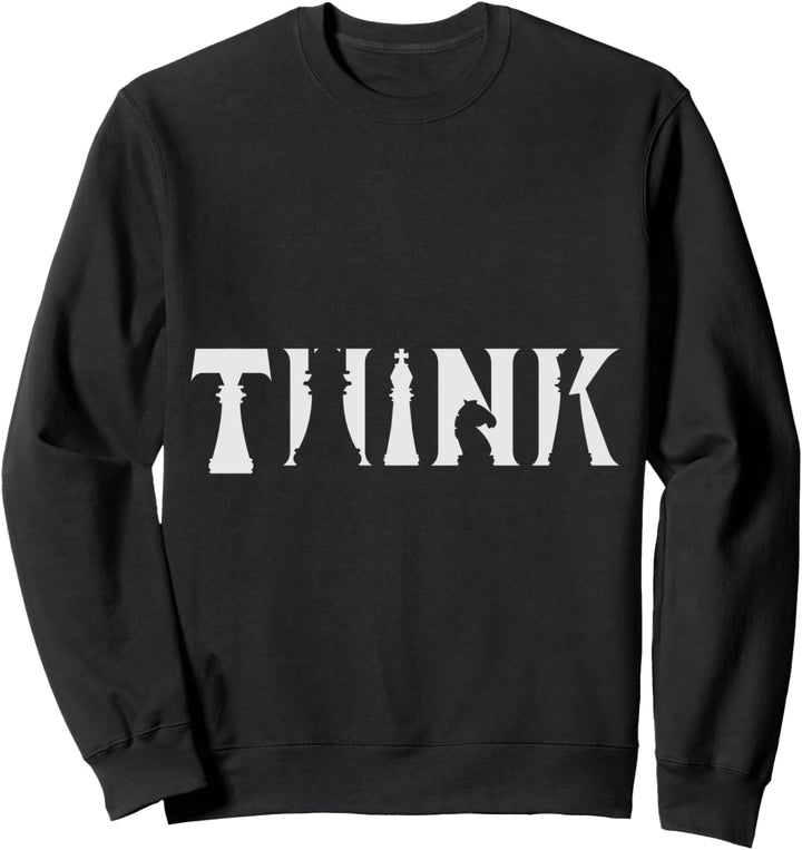 Schach Think, Schach Design, Schachspieler, Schach Sweatshirt