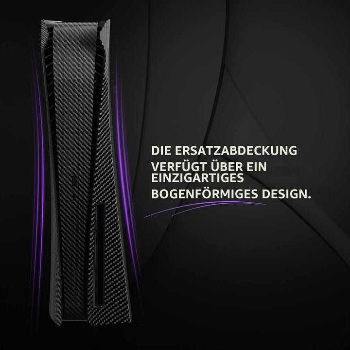 eXtremeRate Re-Design eXcover Shell für ps5 Konsole Disc Edition, Intergriert Abdeckung Seitenplatte