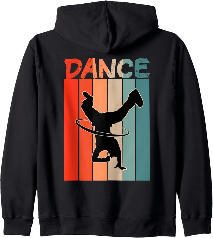 Breakdance B-Boy Retro Tänzer Kapuzenjacke