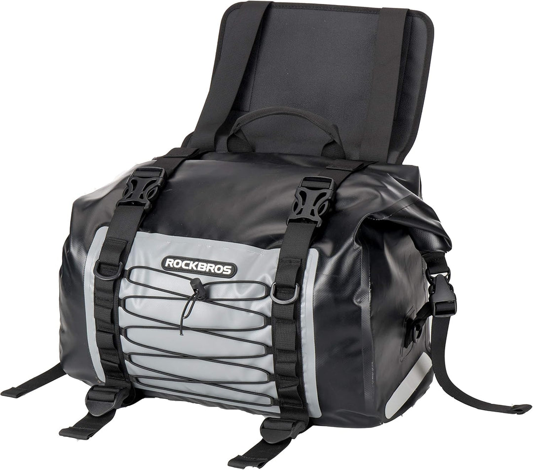 ROCKBROS Motorrad Doppel Satteltaschen Gepäckträgertaschen 100% Wasserdicht Motorradtasche Ca.62L Gr