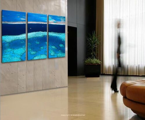 islandburner Bild Bilder auf Leinwand Great Barrier Reef Australien XXL Poster Leinwandbild Wandbild