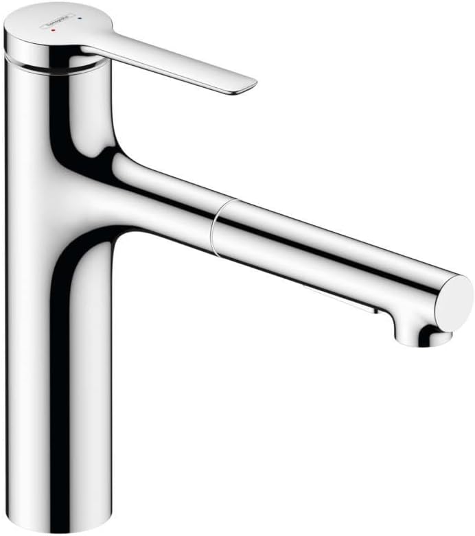 hansgrohe Küchenarmatur Zesis M33, Wasserhahn Küche mit Auslauf Höhe 160 mm, 150° drehbar, ausziehba